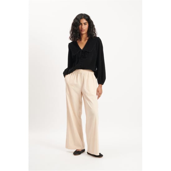 Women's Nobodys Child Misha Wide Leg Trousers in Neutral - Image 1