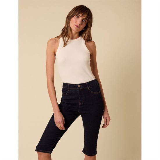 Women's Nobodys Child Capri in Blue - Image 2