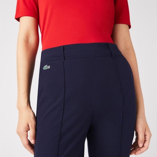 Women's Lacoste Trousers in Navy Blue - Image 3