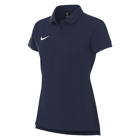 Women's Nike Cttn Polo in Obsidian - Image 2