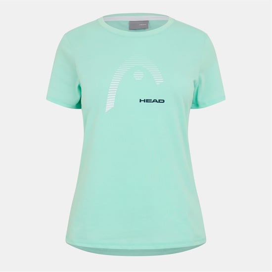 Women's Head Club Lara Crew Neck Short Sleeve T-Shirt in .Blue - Image 1