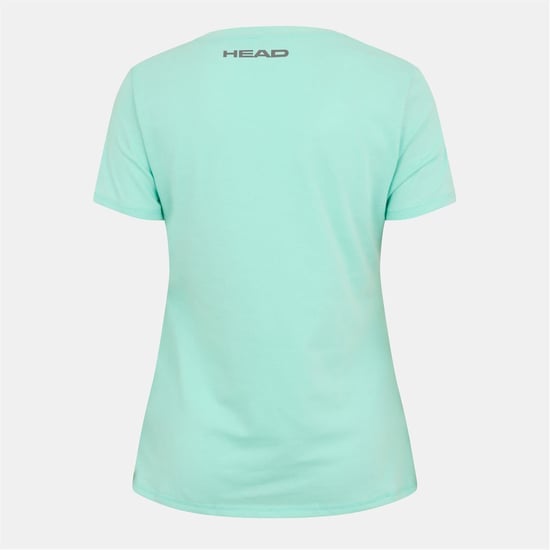 Women's Head Club Lara Crew Neck Short Sleeve T-Shirt in .Blue - Image 2