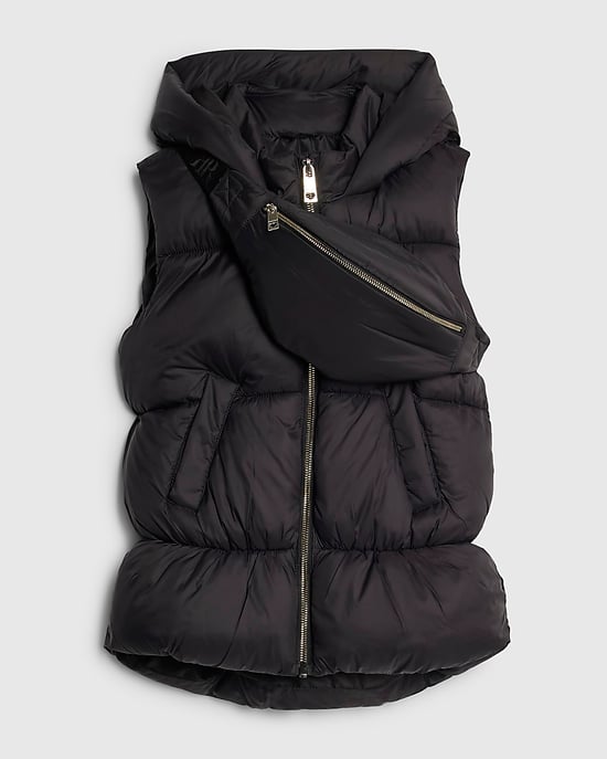 River Island Girls Gillet & Crossbody Bag Set Black 2 Piece - Image 5