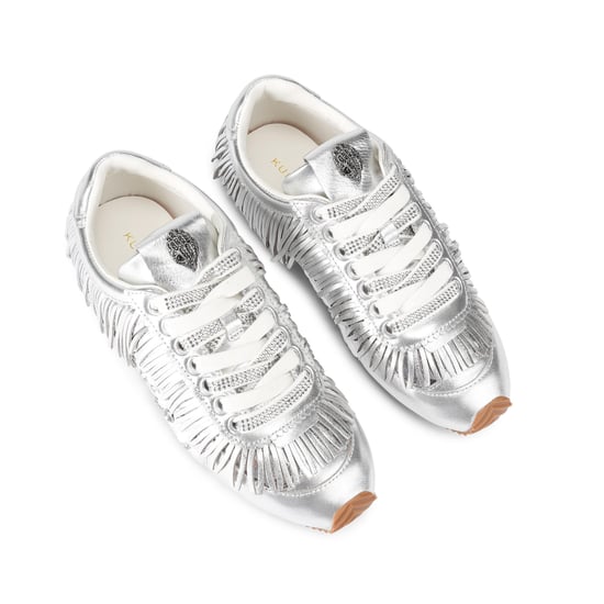 Kurt Geiger London Leather Islington Fringe Sneaker Sneakers - Image 2