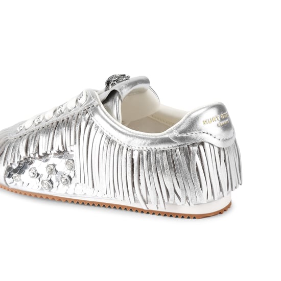 Kurt Geiger London Leather Islington Fringe Sneaker Sneakers - Image 3