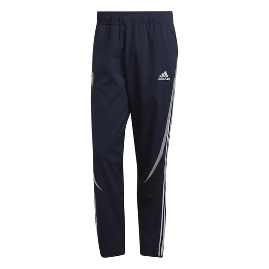 Men's adidas Real Tgov Slim Track Pants with Side Stripes in Night Navy - Image 1