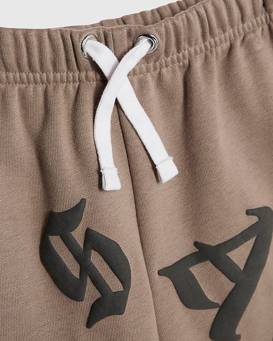 River Island Mini Boys Hoodie & Joggers Set Brown Ame Saint 2 Piece - Image 4