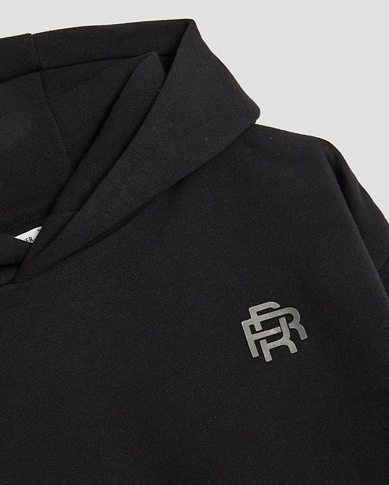 River Island Boys Hoodie & Joggers Set Black RR Oversized 2 Piece - Image 3