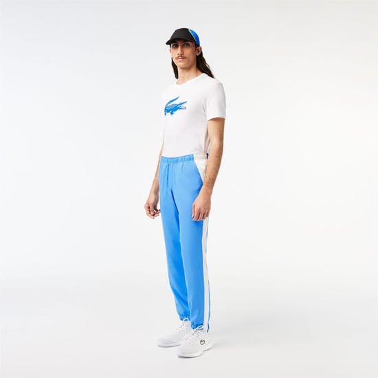 Men's Lacoste Tsuit Trousers in Ethereal/Flour - Image 6