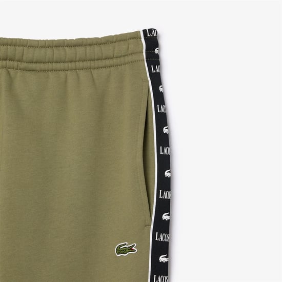 Men's Lacoste Tsuit Trousers in Khaki - Image 2