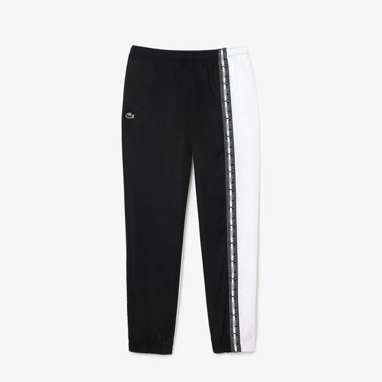 Men's Lacoste Tsuit Trousers in Black/White - Image 1