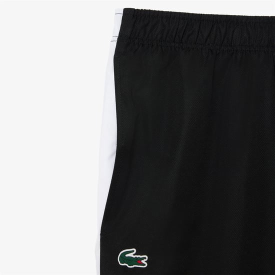 Men's Lacoste Tsuit Trousers in Black/White - Image 5
