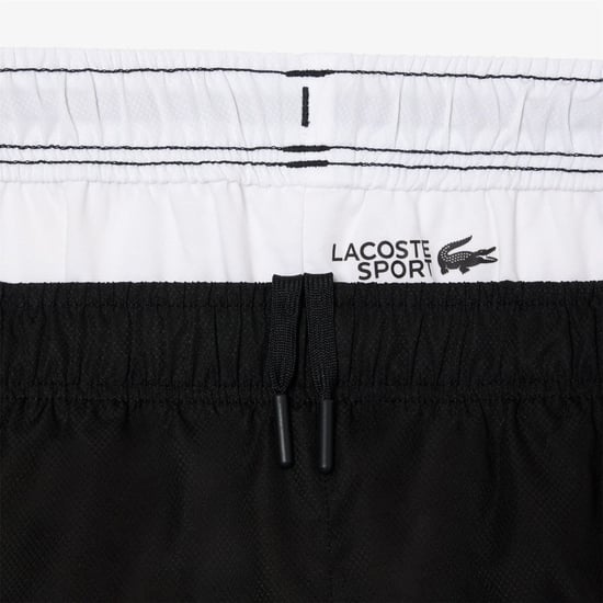 Men's Lacoste Tsuit Trousers in Black/White - Image 6