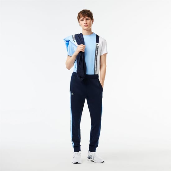Men's Lacoste Tsuit Trousers in Navy Blue - Image 2