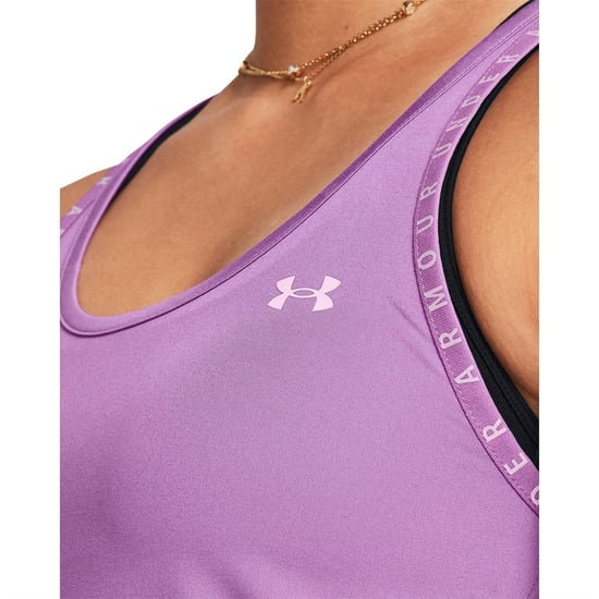 Women's Under Armour Tank Top Womens in Purple - Image 4