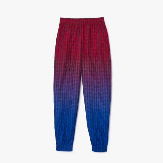 Women's Lacoste Tsuit Trousers in Red/Cobalt - Image 1