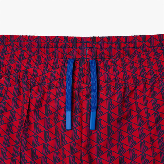 Women's Lacoste Tsuit Trousers in Red/Cobalt - Image 4