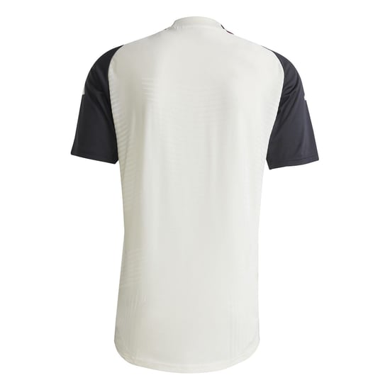 Men's adidas MUFC Pro Crew Neck Raglan Sleeve Jersey in Owhite/Black - Image 2