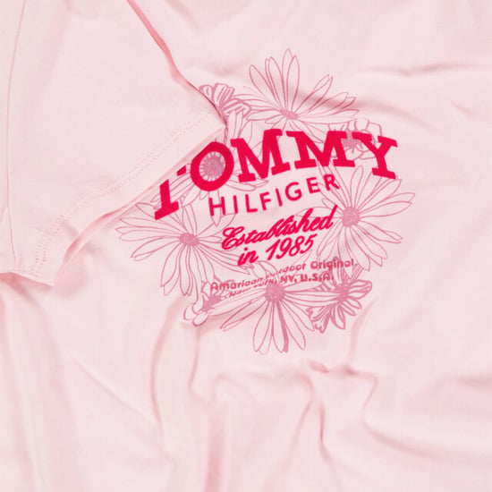 Tommy Hilfiger Kinder meisjes t-shirt in - Image 6