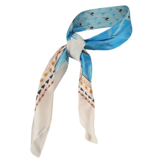 Sarlini Dames bandana neksjaal dun blauw - Image 1
