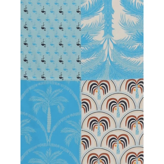 Sarlini Dames bandana neksjaal dun blauw - Image 3
