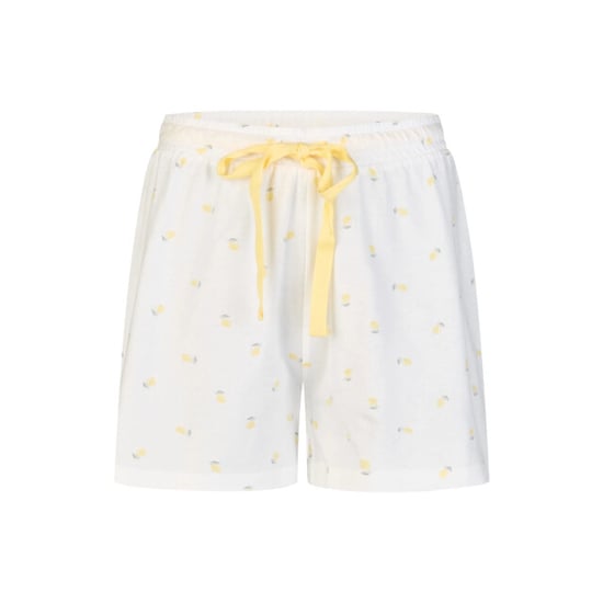 By Louise Dames shortama korte pyjama set geprint blauw/wit gestipt - Image 3