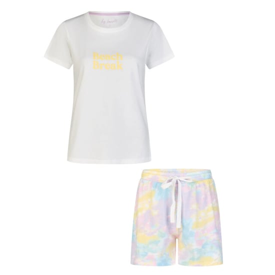 By Louise Dames shortama korte pyjama set geprint wit/multi - Image 1