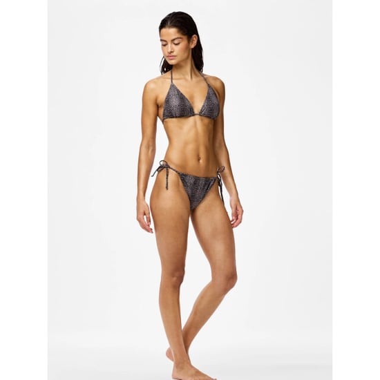 Pieces Dames strik bikini slip pcbaomi zwart/luipaard print - Image 3