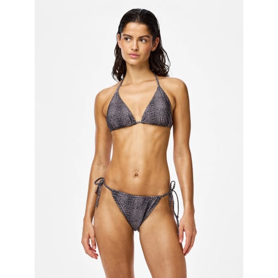 Pieces Dames triangel bikinitop pcbaomi zwart/luipaard print - Image 3