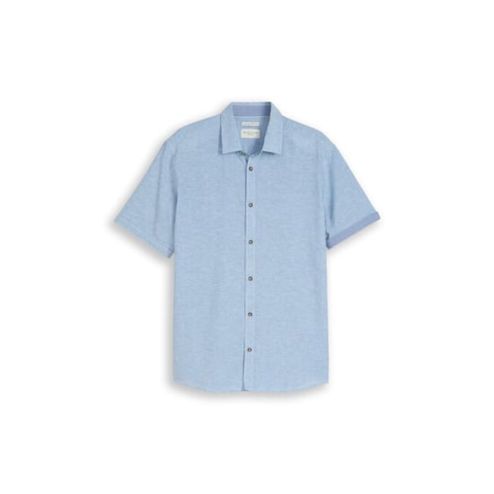 Tom Tailor Cotton linnen shirt ss licht - Image 1