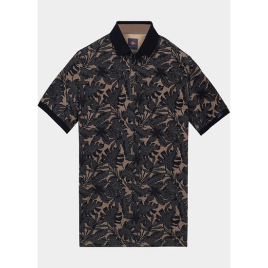 Baileys Polo heren poloshirt 2-tone pique, print 615233/80 - Image 2