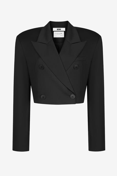 BENU Korte zwarte blazer - Image 3