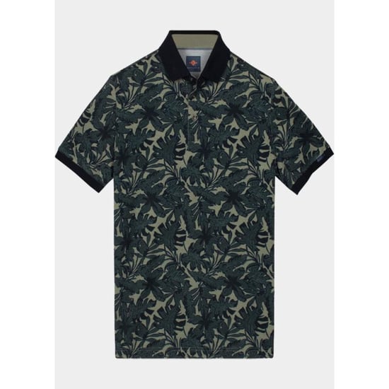 Baileys Polo heren poloshirt 2-tone pique, print 615233/73 - Image 2