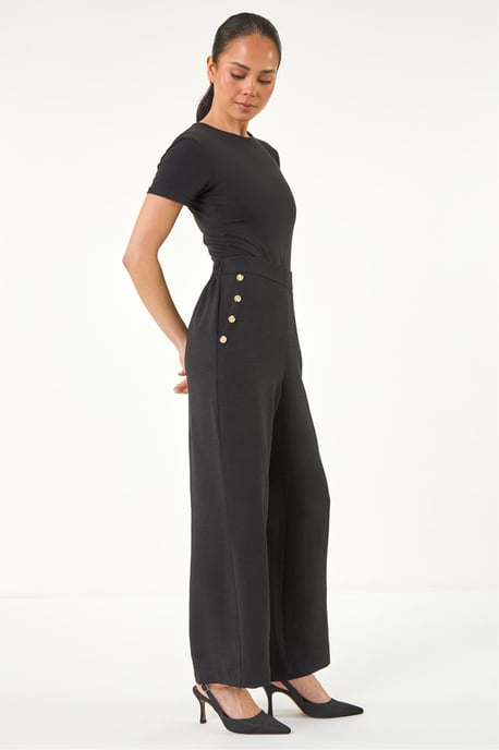 Petite Button Side Trousers - Image 1
