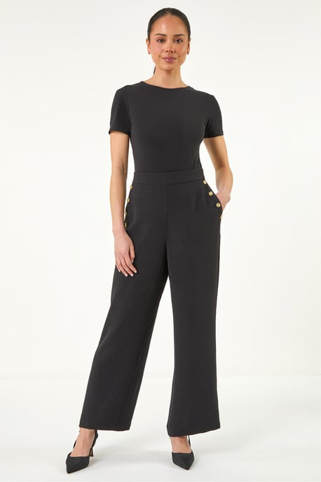 Petite Button Side Trousers - Image 2