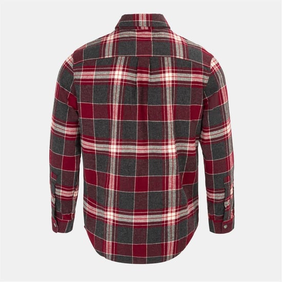 Men's Firetrap Pattern Shirt in Black/Red - Image 2