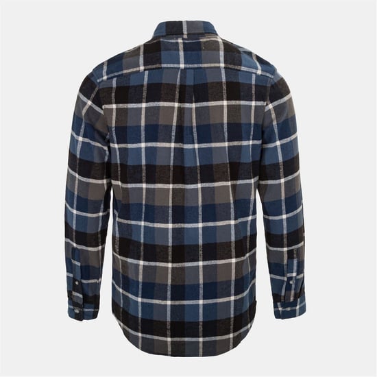 Men's Firetrap Pattern Shirt in Blue/Black - Image 2
