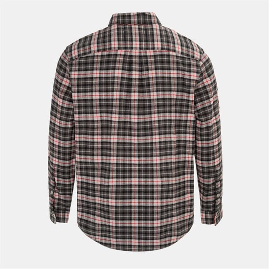 Men's Firetrap Pattern Shirt in Black/Grey - Image 2