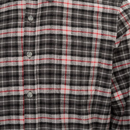 Men's Firetrap Pattern Shirt in Black/Grey - Image 4