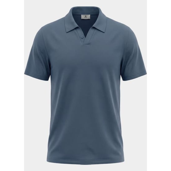 Bos Bright Blue Polo korte mouw riva kraag 5912.426/261 - Image 3