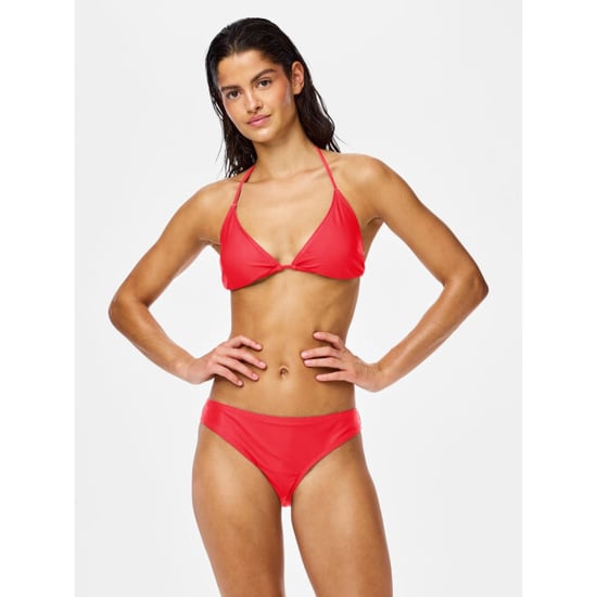 Pieces Dames triangel bikinitop pcbaomi effen - Image 2