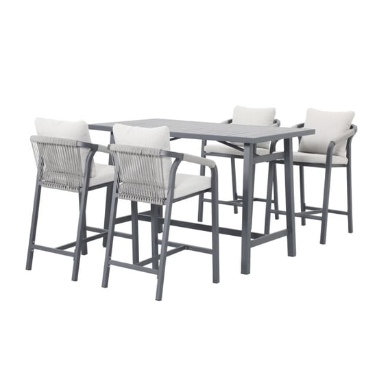 Garden Impressions Monti barset 5-delig carbon black rope taupe valley sand - Image 1