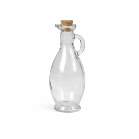 WDMT Glazen schenkflesjes 250 ml set van 6 – met kurken dop en schenktuit - Image 3