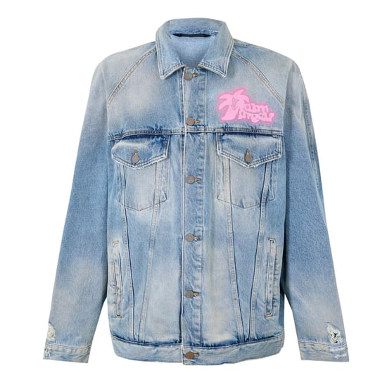 Men's Palm Angels Palm Hunter Jacket in Blue Fu - Image 1