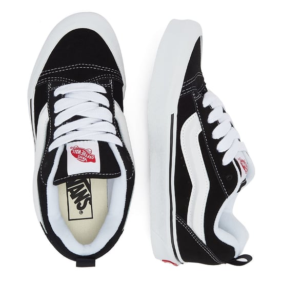Vans knu skool | black / true whit lage sneakers unisex - Image 6