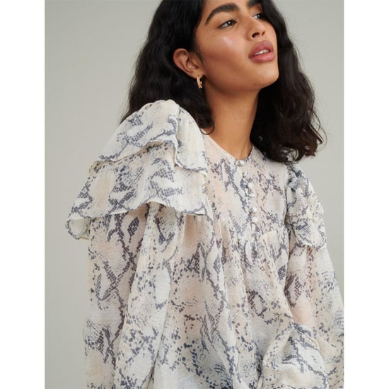 Women's Nobodys Child Tilda Snake Top in White - Image 3