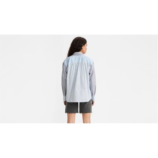Women's Levis Oversized Shirt in Lorelai Stripe - Image 2