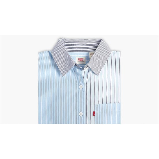 Women's Levis Oversized Shirt in Lorelai Stripe - Image 4
