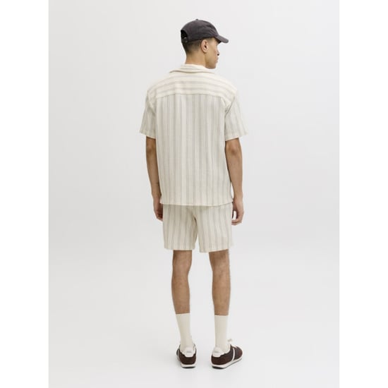 Jack & Jones Jorcoba stripe resort shirt ss sn ecru dessin - Image 4