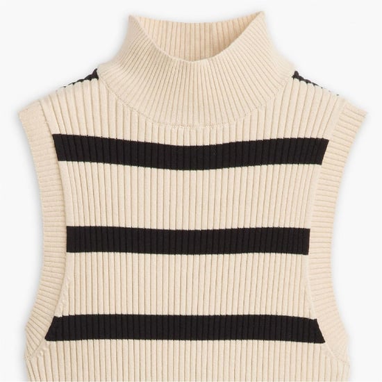 Women's Levis Tulip Mock Neck Sleeveless Box Tank in Creme Brulee - Image 5